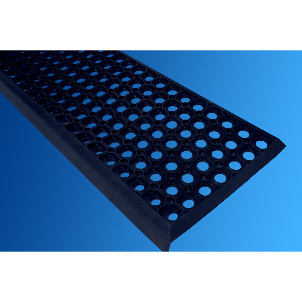 Коврик на ступени резиновый 30*90*0,5 см СОТЫ (POLYTEP) Коврик на ступени резиновый 30*90*0,5 см СОТЫ (POLYTEP)