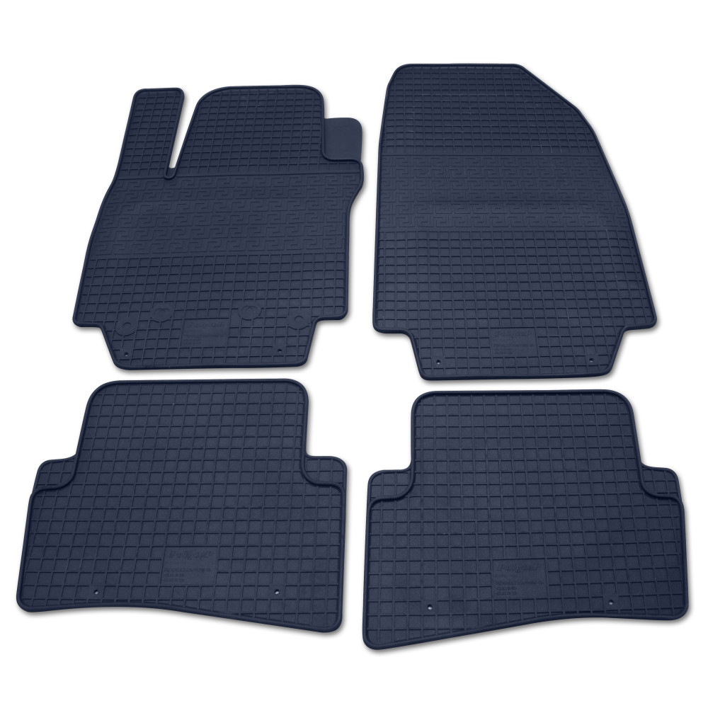 Коврики резиновые для Renault Clio III 05- (POLYTEP CLASSIC)